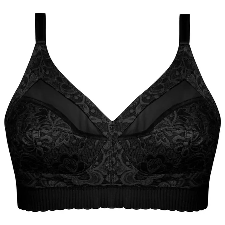 سوتین زنانه ماییلدا مدل دانتل پروانه کش پهن بدون ف...