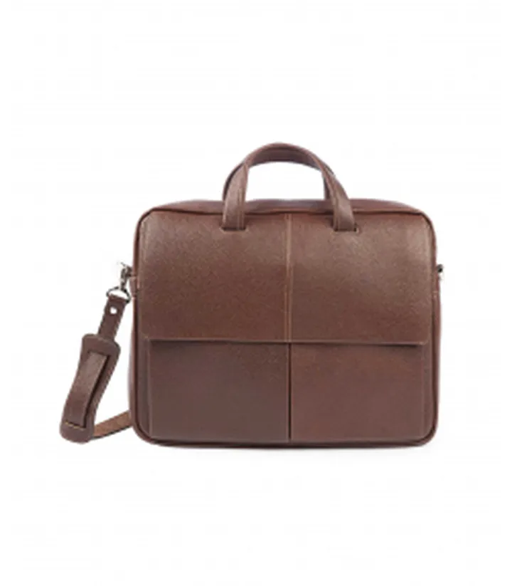 کیف اداری چرم طبیعی مردانه بیسراک مدل Diba