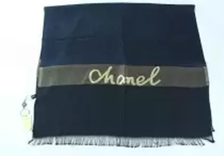 شال مارک دار زنانه 100441 طرح CHANEL