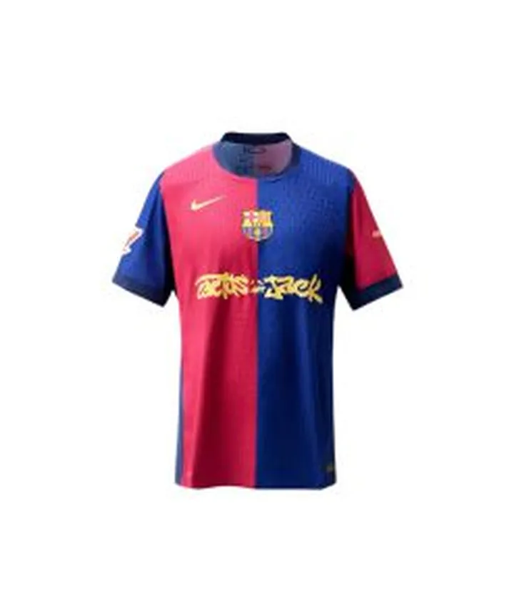 لباس پلیری اول بارسلونا(نسخه تراویس اسکات)2025-پیراهن تک