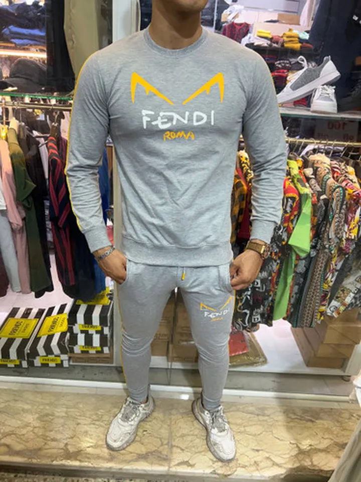 ست زمستانه طوسی Fendi