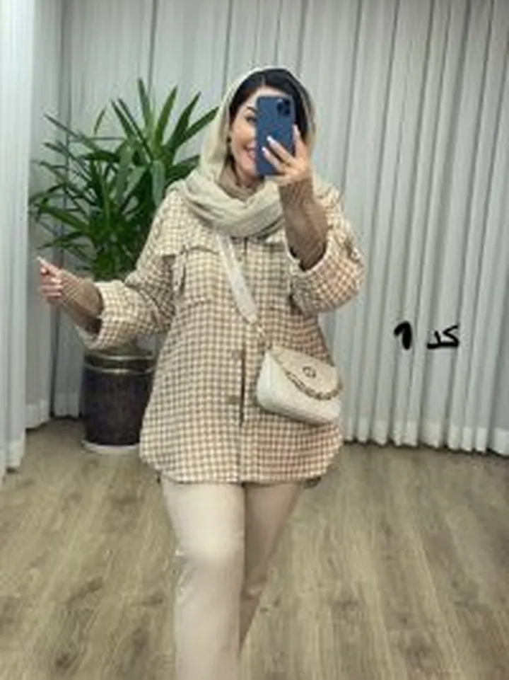 مانتو پشمی پیچازی کد 2188