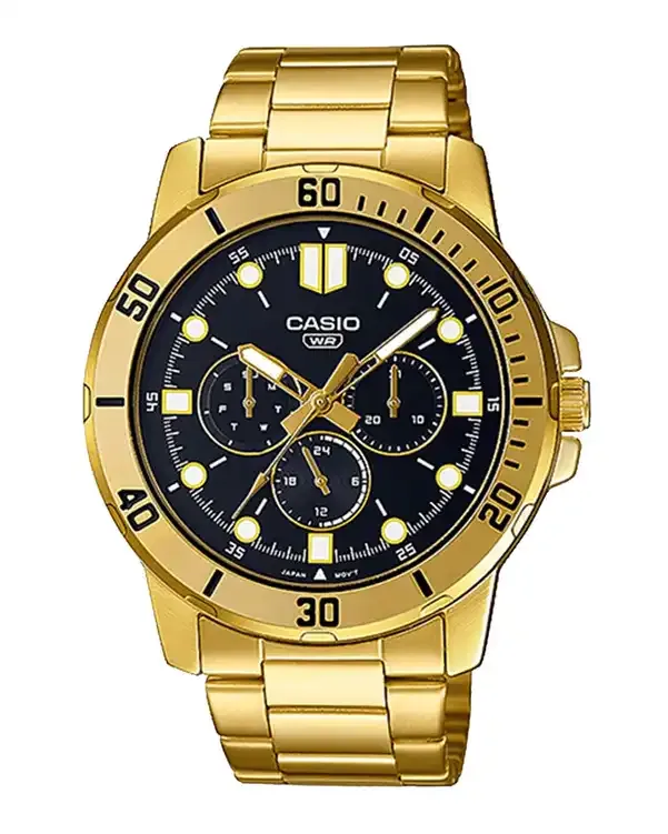 ساعت مچی مردانه عقربه ای کاسیو Casio مدل MTP-VD300G-1EUDF