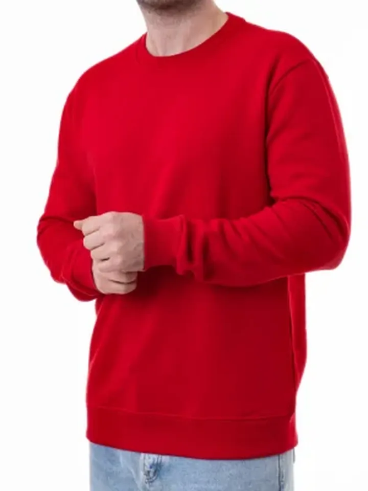 سویشرت یقه گرد نخی مردانه