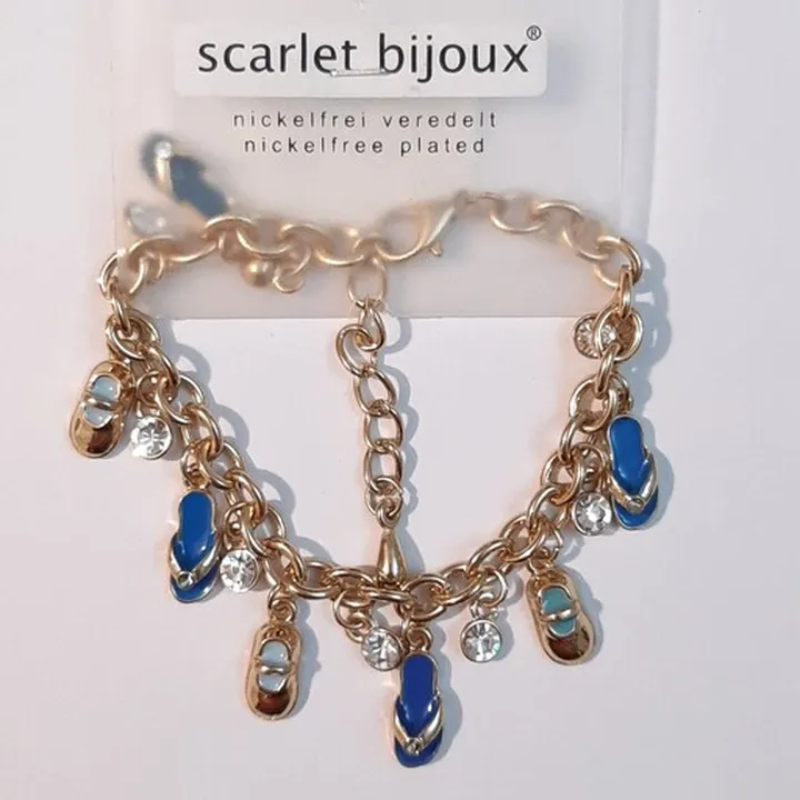 دستبند زنانه طلایی صندل  اسکارلت بیژوکس scarlet bijiux آلمان (ارسال رایگان)