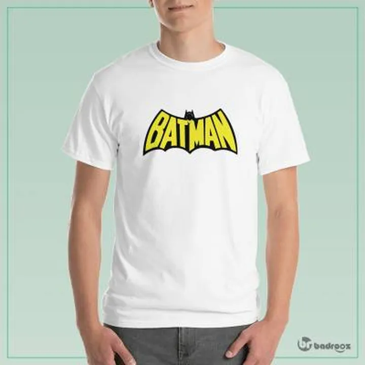 تی شرت مردانه BATMAN NAME AND LOGO