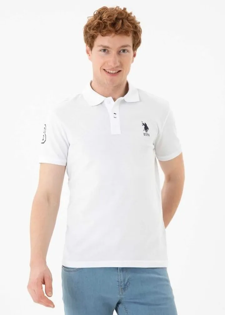 تیشرت سفید مردانه برند U.S. Polo Assn. کد 1724912667