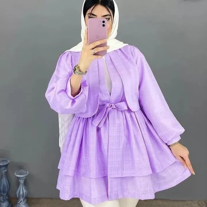 مانتو عروسکی دخترانه زنانه تابستانی خنککک