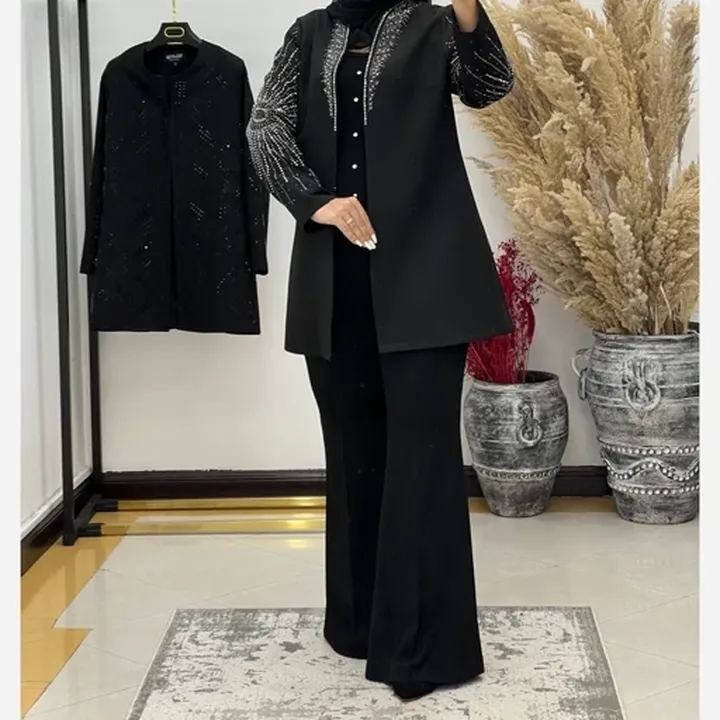 کت مجلسی نگین کاری شده سایزبندی 