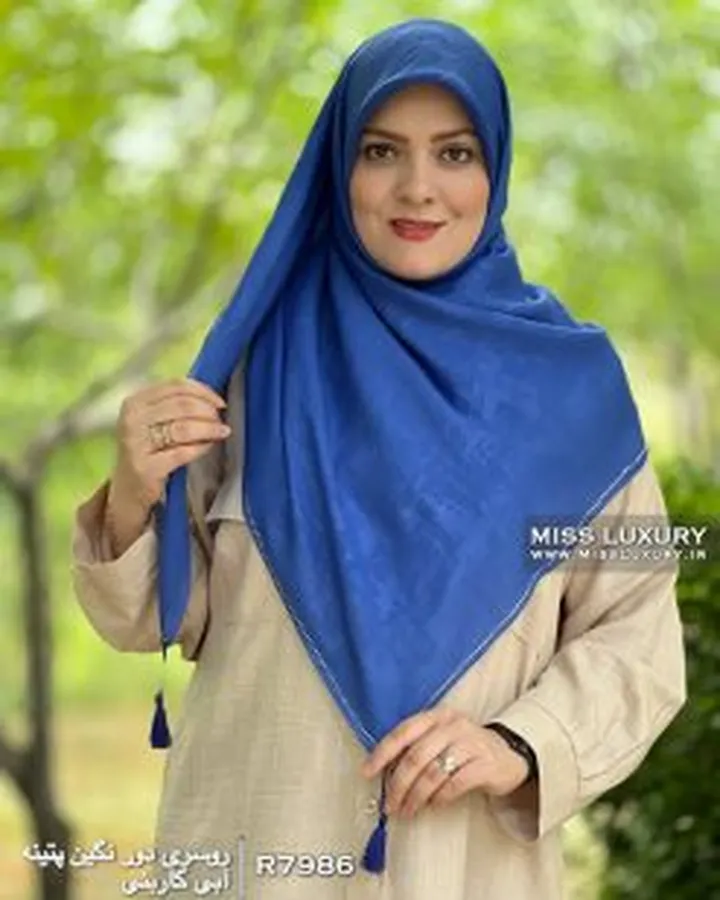 روسری مجلسی نخی پتینه R7986