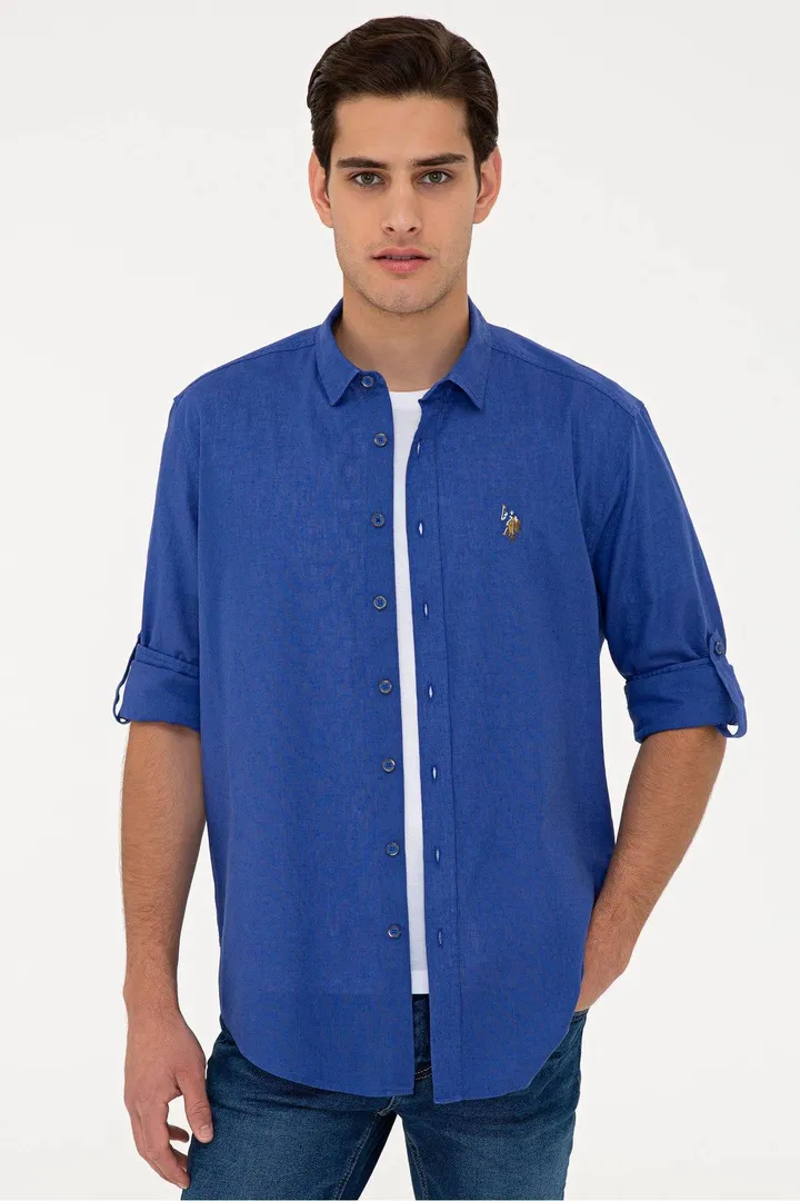 <span class="text-styled__StyledSpan-sc-d280c10c-1 dvOaRP">U.S. Polo Assn.< span>پیراهن مردانه آب�ی