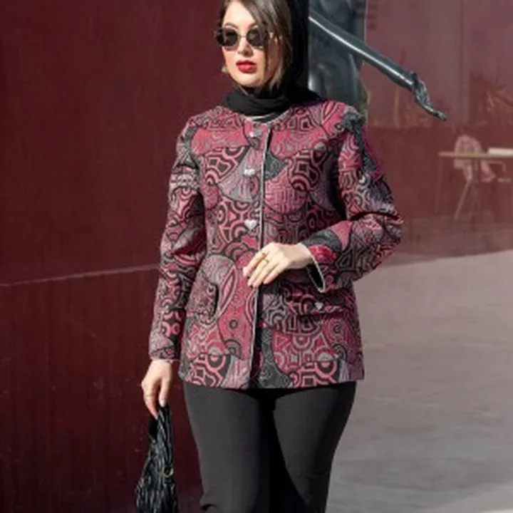 کت ژاکارد زنانه کد 1410
