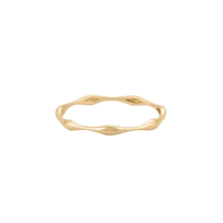 انگشتر طلا 18 عیار زنانه بان گالری مدل آکوا