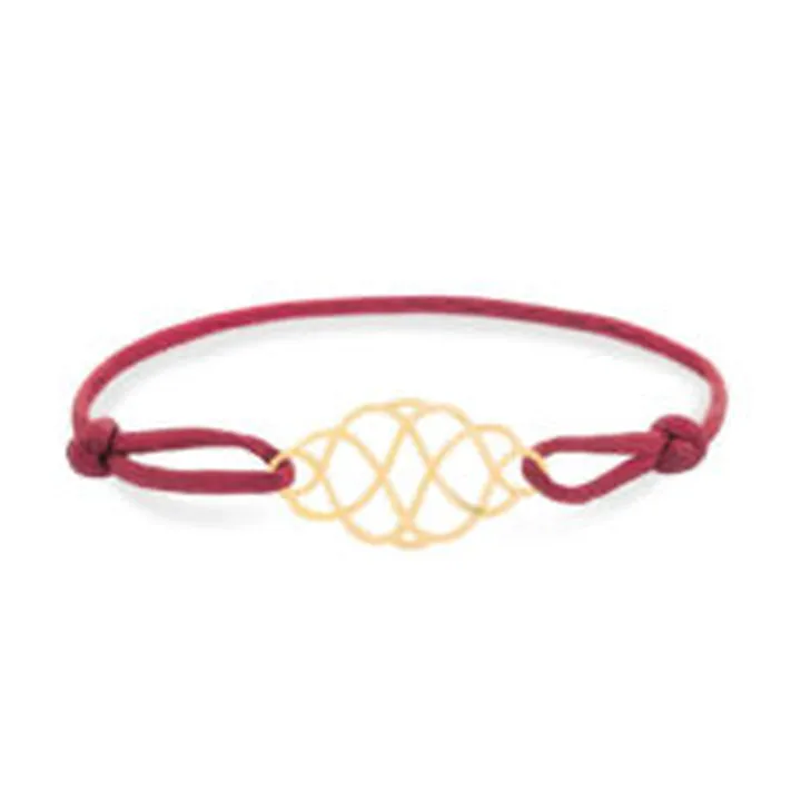 دستبند طلا زنانه طرح مارپیچ