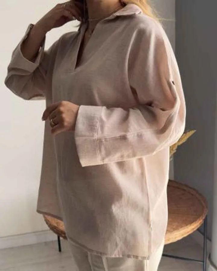 شومیز Sahraa (کرم)