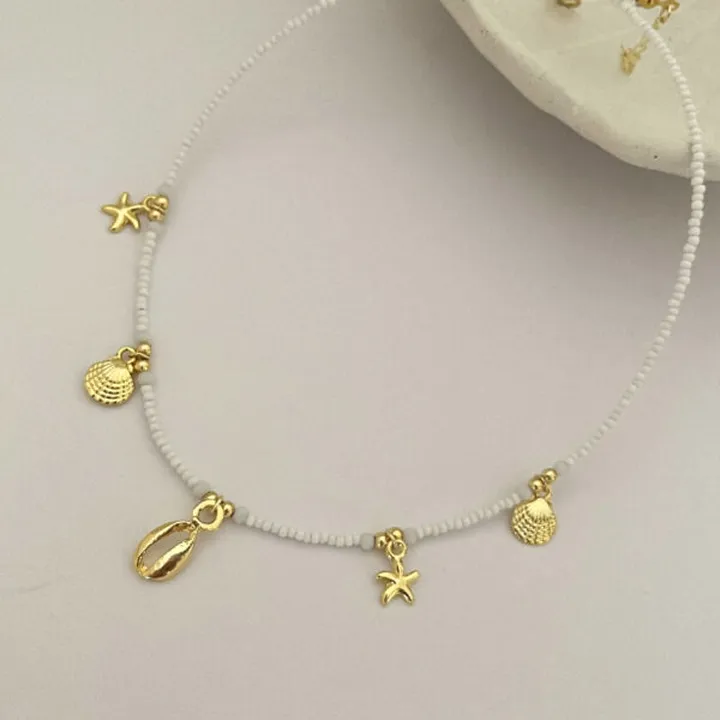 گردنبند صدفین کد 310603