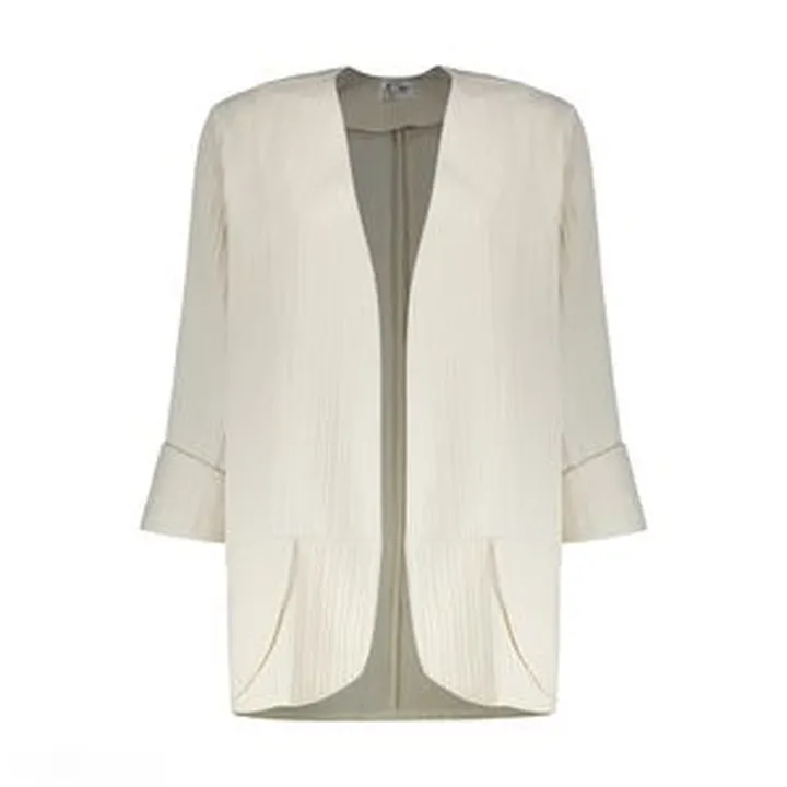 مانتو کتی زنانه مدل ساحل رنگ شیری