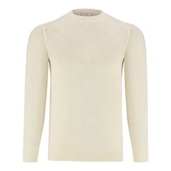 پلیور مردانه رایکا مدل 2291 رنگ شیری