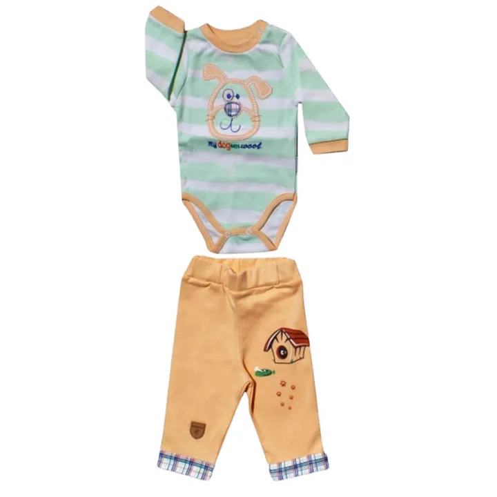 ست بادی و سرهمی نوزادی به آوران مدل پاپی 77285493