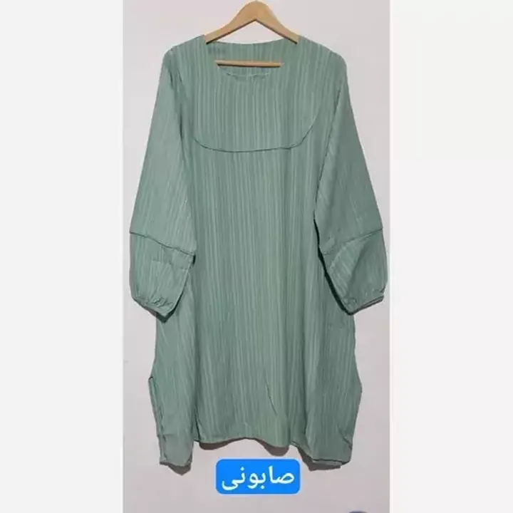 تونیک سایزبزرگ  پارچه کراش  خنک 