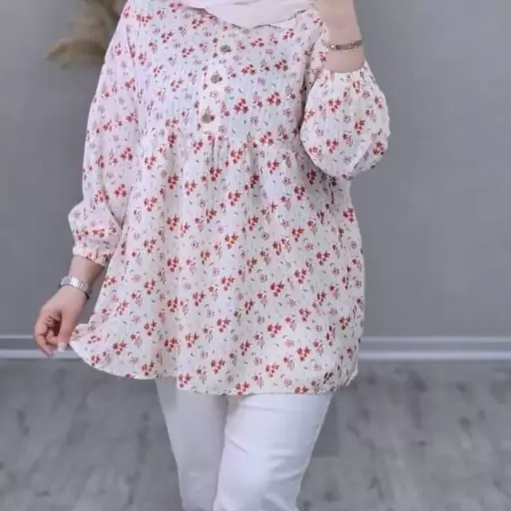 شومیز عروسکی بهار جنس کراش چاپی