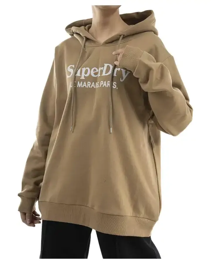 هودی زنانه کرم سوپردرای Superdry کد W12A41603C