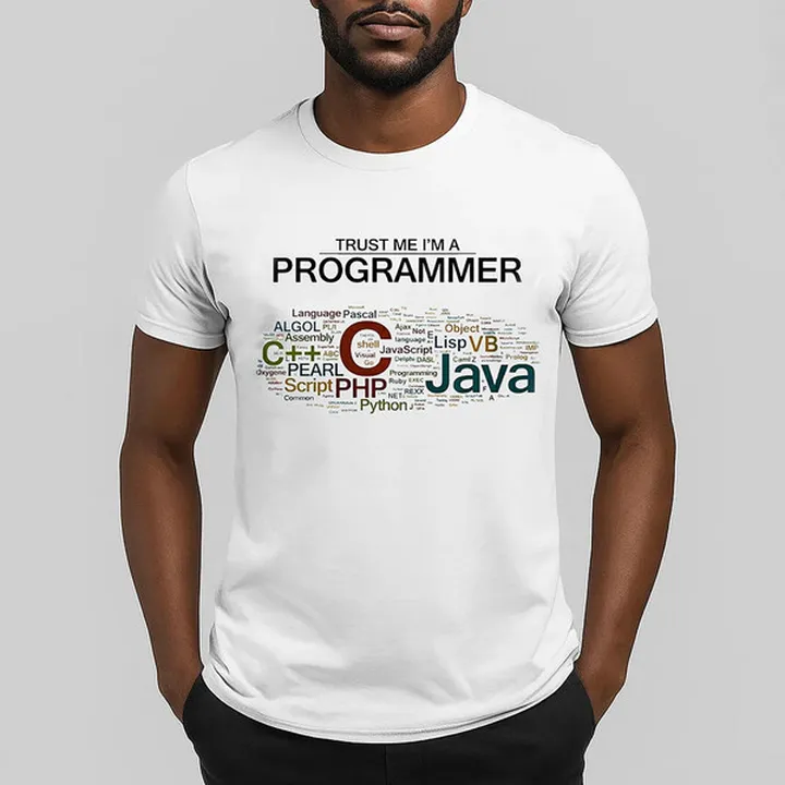 تی شرت آستین کوتاه مردانه اسد مدل برنامه نویس