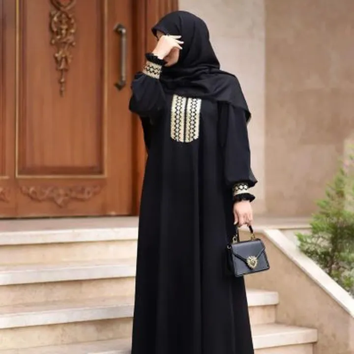 مانتو عبایی محیا  مجلسی الیزه درجه یک زنانه کد99995