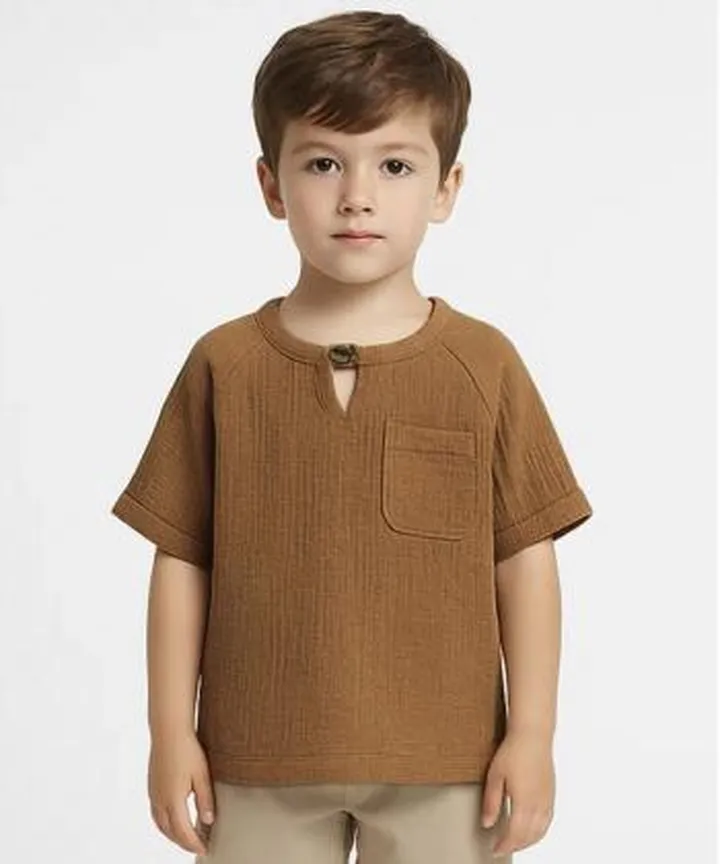 تیشرت آستین کوتاه پسرانه نونا مدل 11796