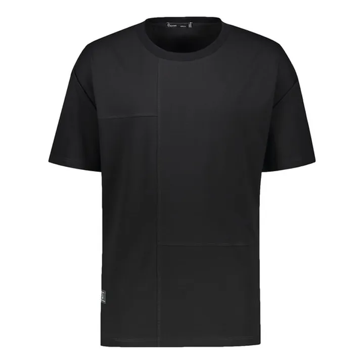 تی شرت اورسایز مردانه باینت مدل 813-2 رنگ مشکی