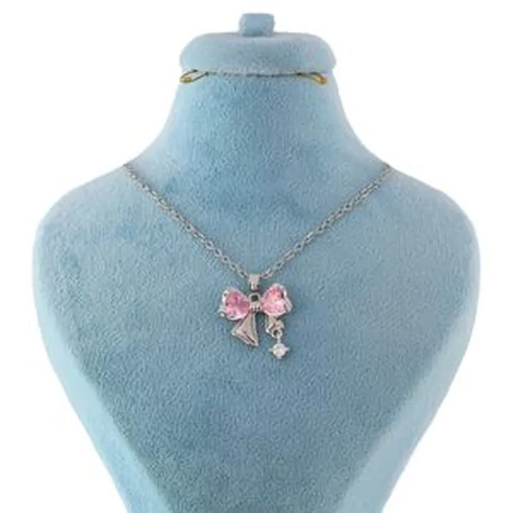 گردنبند زنانه مدل پاپیون کد AAB666