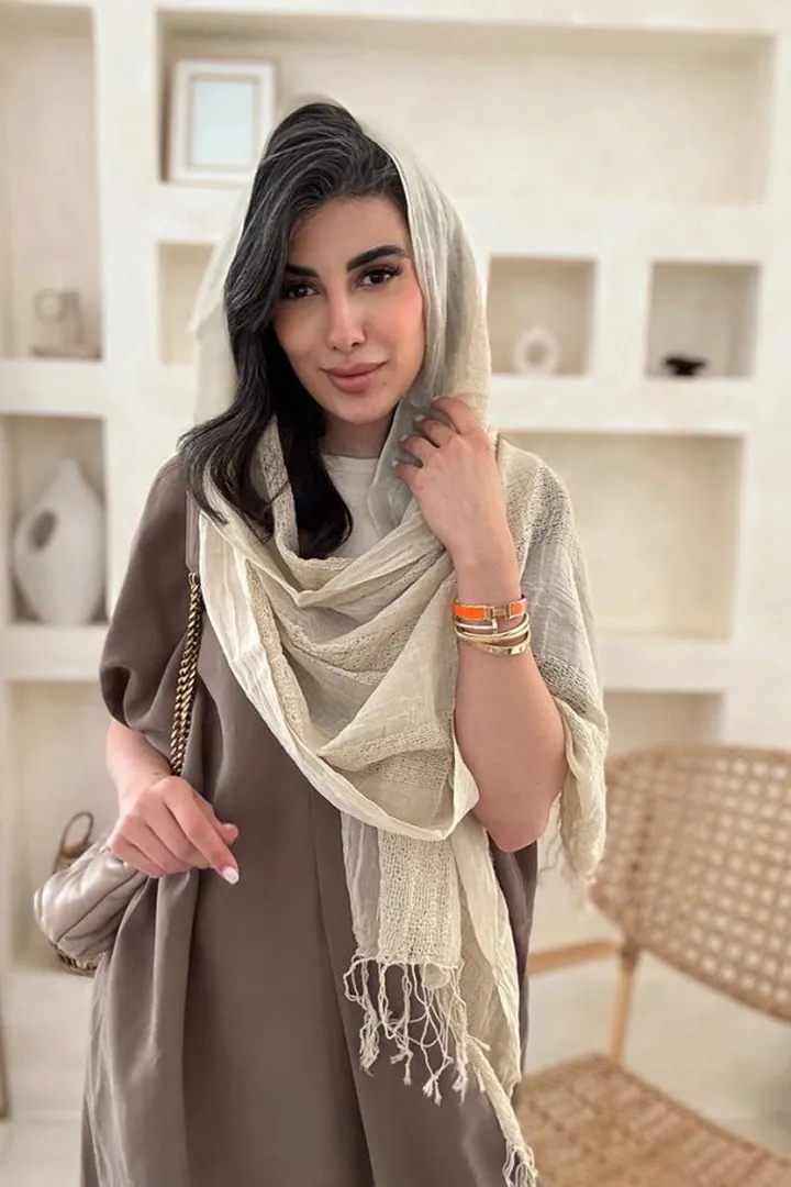 شال لینن سافاری کد 571