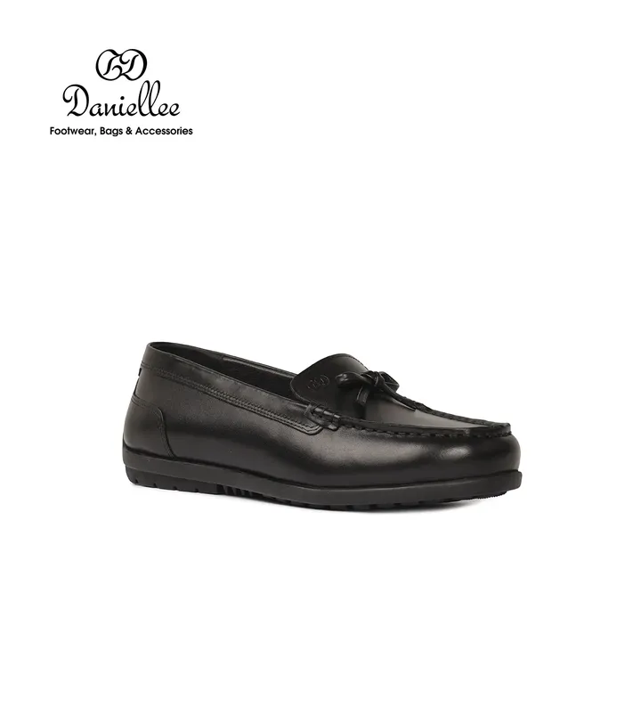 کفش چرمی روزمره زنانه Dani L Moc Bowtie