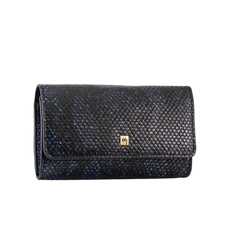 کیف پول زنانه مدل D133 مشکی سرمه ای