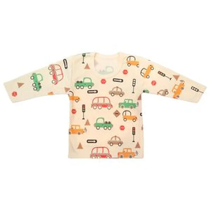 تی شرت آستین بلند نوزادی مدل ماشین