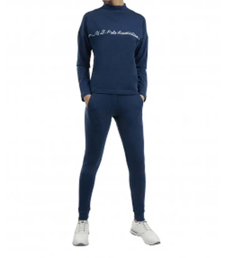 ست تیشرت و شلوار نخ پنبه راحتی زنانه یو اس پولو مدل AM-USP-1251A05