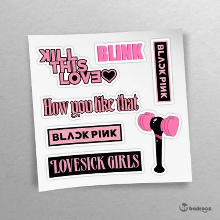 پک استیکر  blackpink sticker