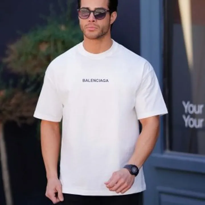 تیشرت پنبه قواره باکسی بالنسیا۹۴۴