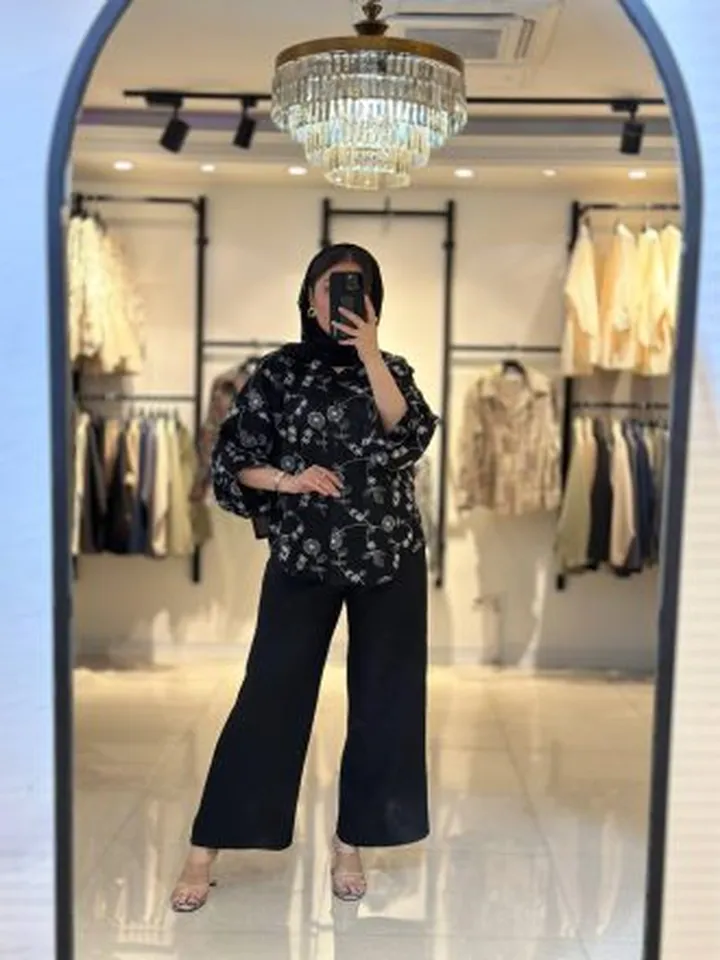 شومیز و شلوار دامنی  زنانه تابستانی خنک کیفیت عالی دوخت تضمینی