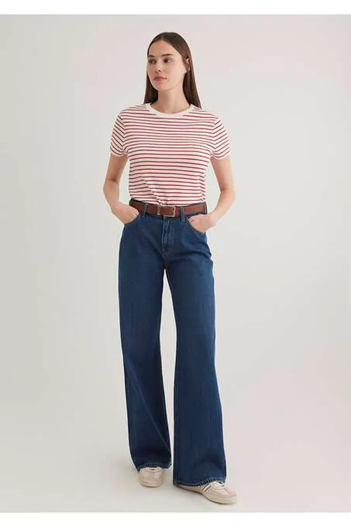 تی شرت آستین کوتاه زنانه ماوی