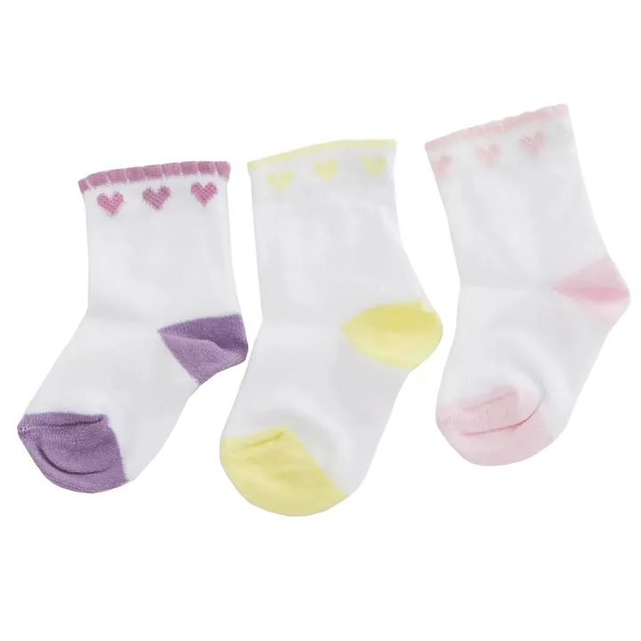 جوراب نوزادی دفکتو مدل 353WT16 مجموعه 3 عددی