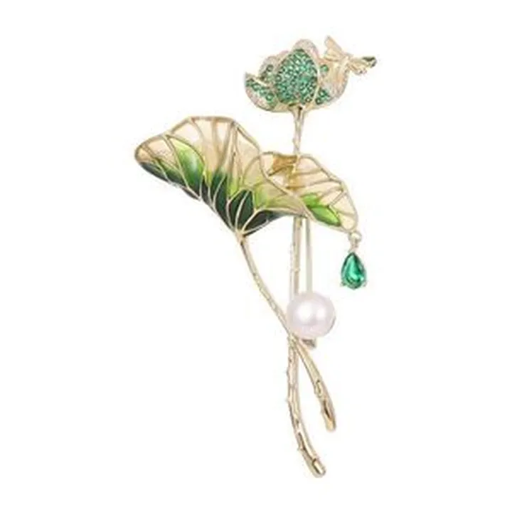 گل سینه زنانه شهر جواهر مدل SJ-BR043-G