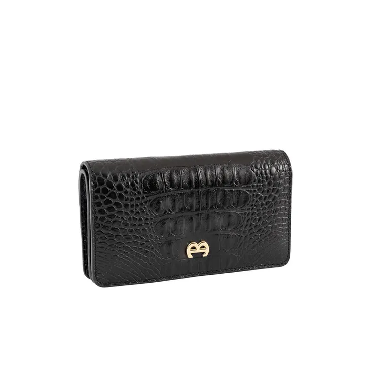 کیف پول زنانه مدل F136 مشکی زغال سنگی