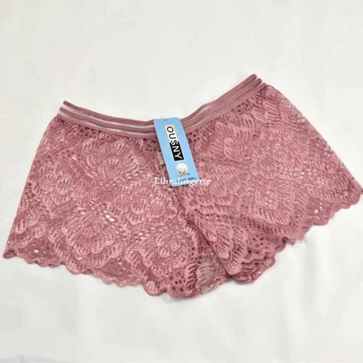 شورت زنانه گیپوری نیم پا French knickers کد 02