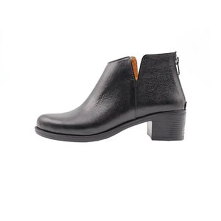 نیم بوت زنانه مدل mrc1121-30 رنگ مشکی