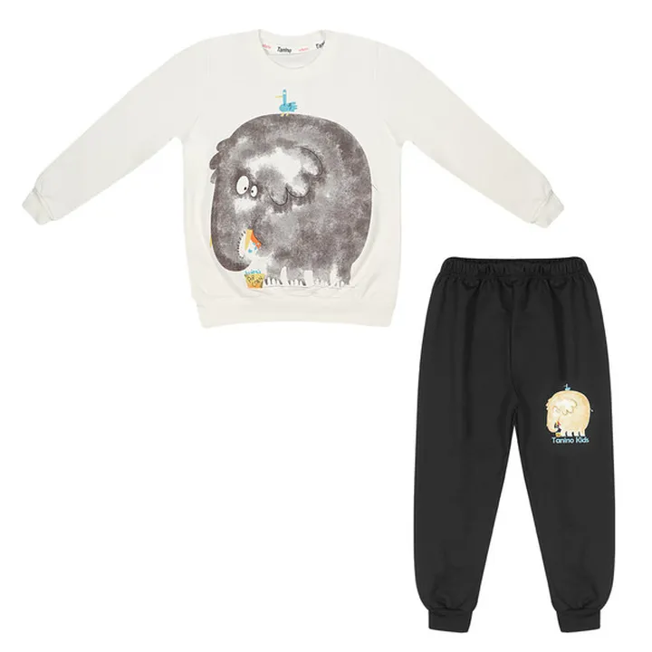 ست سویشرت و شلوار پسرانه تنی نو مدل 10026