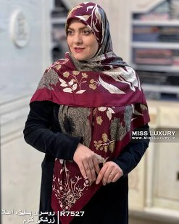 روسری نخ پاییزه اعلا R7527