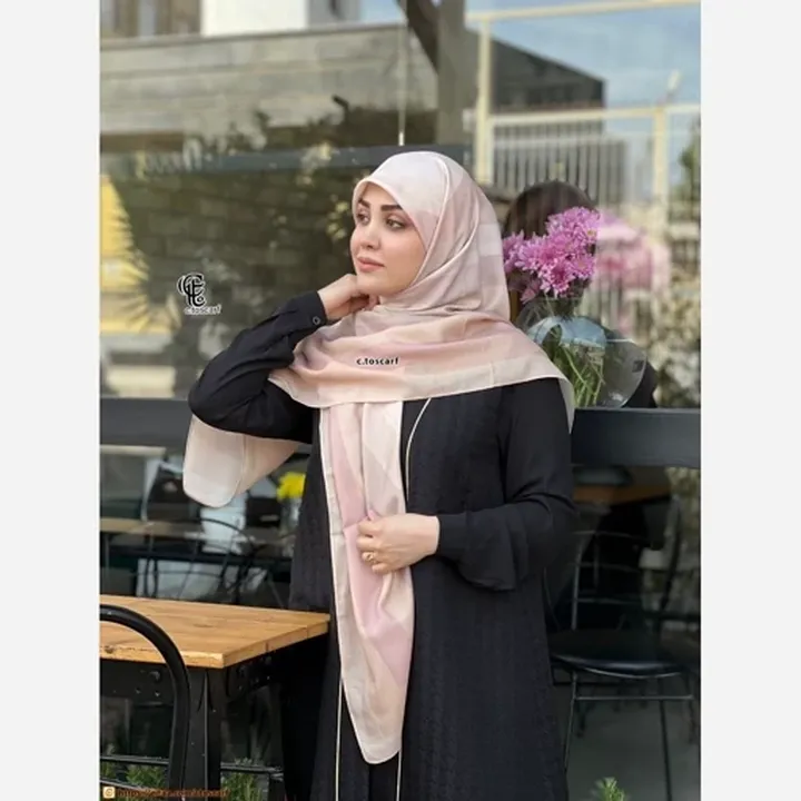 روسری زنانه روسری طرح پله ای