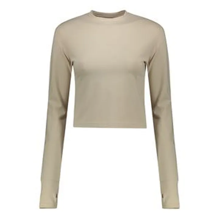 کراپ‌ تی‌شرت آستین بلند زنانه ایزی دو مدل 1005