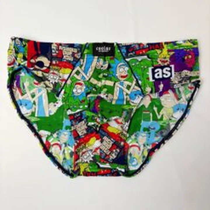 شورت مردانه اسلیپ کولسی طرح ریک اند مورتی سبز